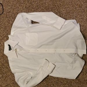 Ralph Lauren men's button down white shirt